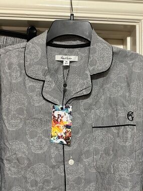 Robert Graham Skull Head Pajamas Set NWT